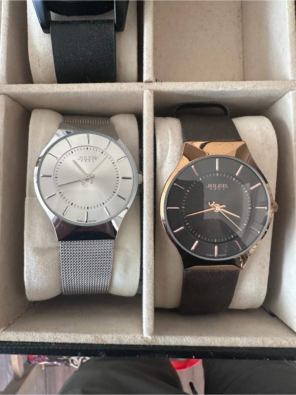 Julius Silver/Gold Watches
